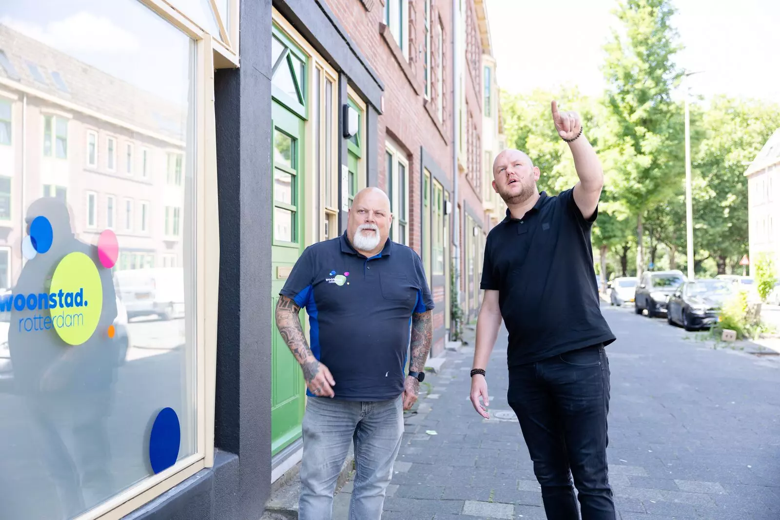 Gebouw van woonstad in Rotterdam Zuid